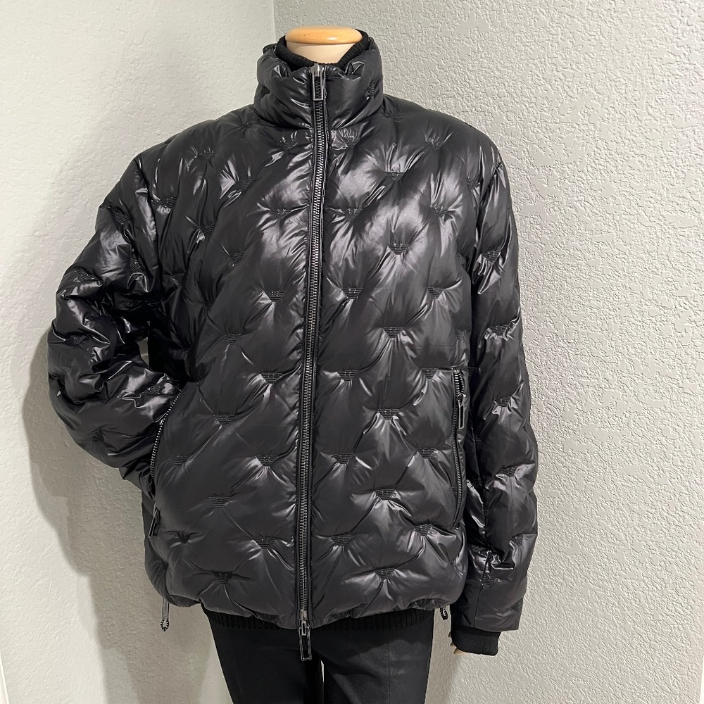 Men’s Emporio Armani Down Filling Jacket Dark Navy